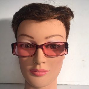 PINK CADILLAC SUNGLASSES W/ GATOR PRINT LEATHER